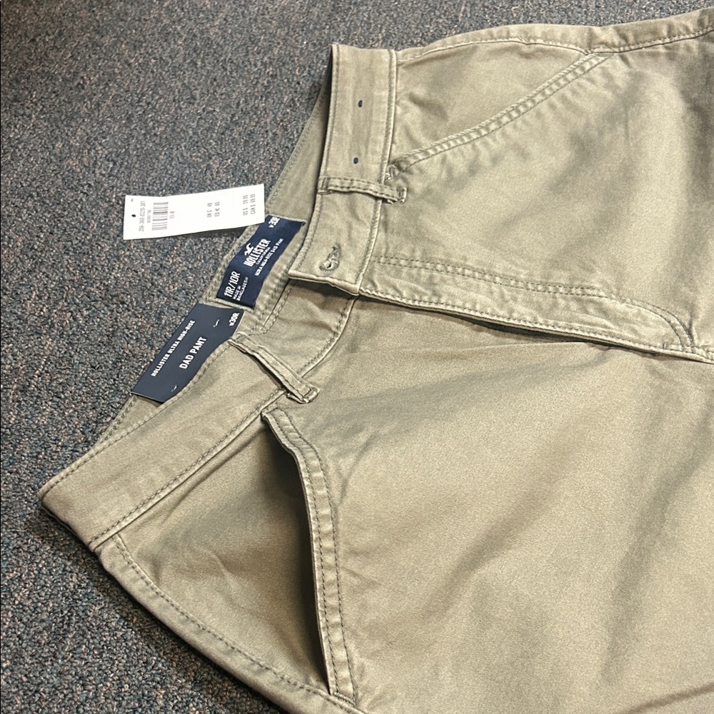 Hollister Tan Boot Cut Pants